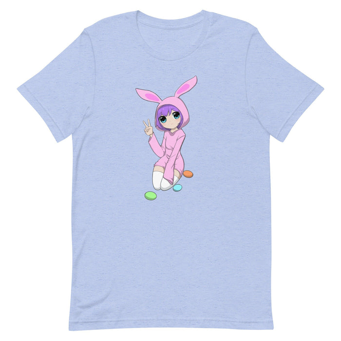 Anime Bunny Girl T-Shirt, Anime Girl in Bunny Ears Shirt, Japanese Anime Bunny Girl Tee, Kawaii Aesthetic Shirt, Easter Bunny T-Shirt - Atomic Bullfrog