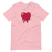 Colorful Cartoon Bleeding Heart Dripping T-Shirt - Express Your Emotions with Style - Atomic Bullfrog