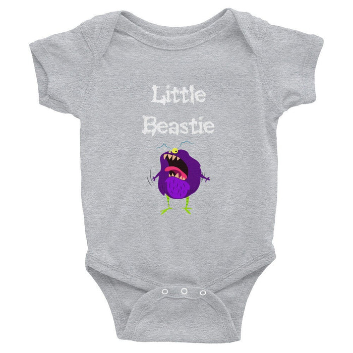 Cute Baby Bodysuit, Little Beastie Baby Bodysuit, Gift for Baby, Baby Shower Gift, Cute Baby Clothing, Funny Baby Shirt, Cute Baby Bodysuit - Atomic Bullfrog