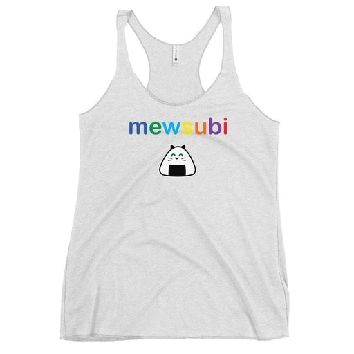 Kawaii Cat Tank Top, Cute Musubi Tank, Kawaii Tank top, Cute Workout Tank, Cat Tank Top, Cute Gym Tank, Musubi Top, Kawaii Clothing - Atomic Bullfrog