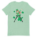 Kawaii Cute Anime St. Patrick's Day Unisex T-Shirt, Anime Girl Leprechaun Tshirt, St. Paddy's Day Shirt, Dabbing Anime Girl Tee, Anime Gift - Atomic Bullfrog