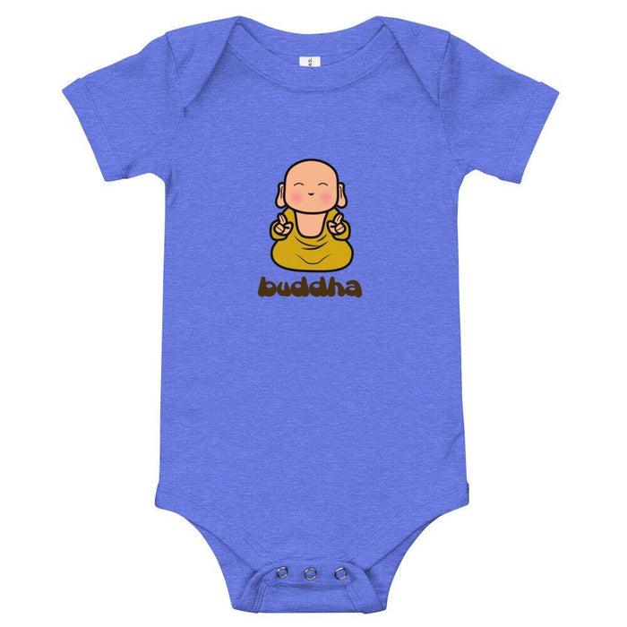 Baby Buddha Bodysuit, Cute Baby Clothes, Kawaii Buddha Baby Bodysuit, Gift for Baby, Cute Baby Bodysuit, Buddha Baby Shirt - Atomic Bullfrog