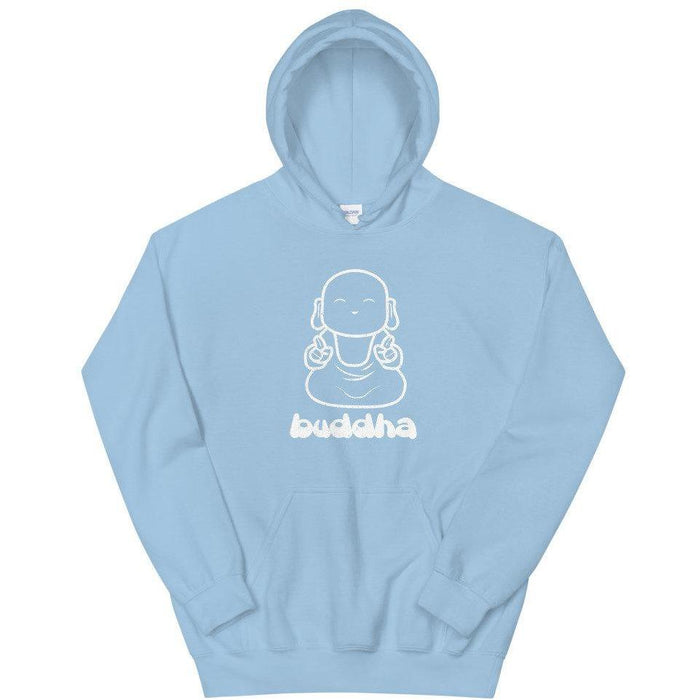 Baby Buddha Slightly Distressed Unisex Hoodie - Atomic Bullfrog