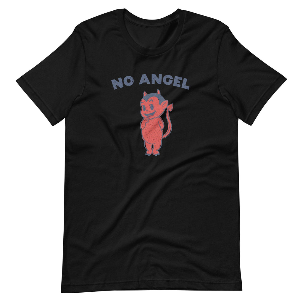 Cute Retro Devil T-Shirt, Devil Unisex t-shirt, No Angel Devil Shirt, Rockabilly Devil Shirt, Psychobilly Devil T-Shirt, Gift - Atomic Bullfrog