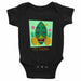 Cute Tiki and Pineapples Infant Bodysuit - Atomic Bullfrog
