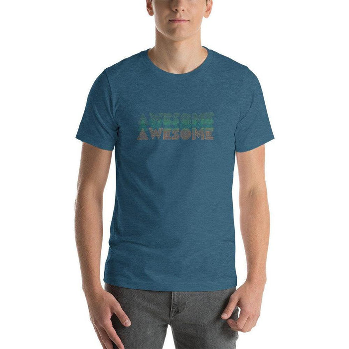 Disco 70s Awesome Unisex T-Shirt, Gift, Rainbow 70's Disco Tee, Retro 70s Style Graphic Shirt, Rainbow Tee, Cool Graphic Shirt - Atomic Bullfrog