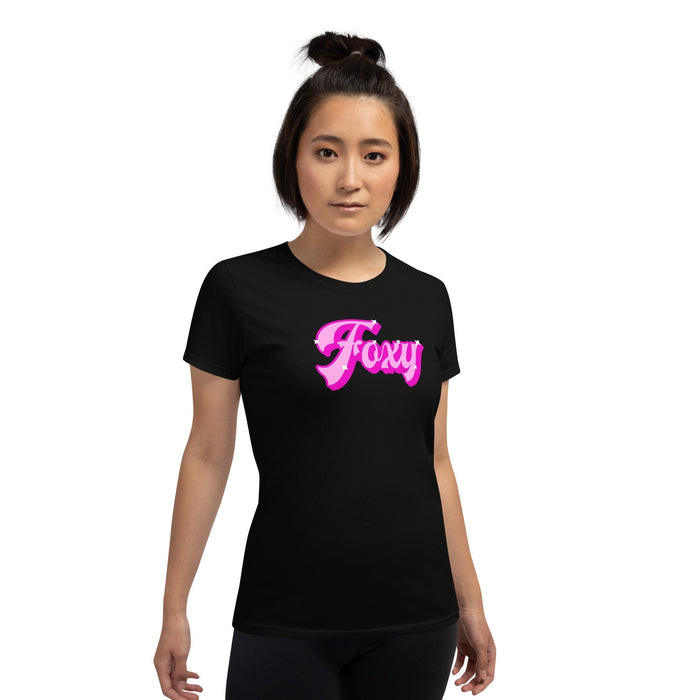 Disco Foxy 70's Style T-Shirt, Women's short sleeve t-shirt, Retro 70's Shirt for Women, Gift for Her, Disco 70's T-shirt, 1970's Disco Tee - Atomic Bullfrog