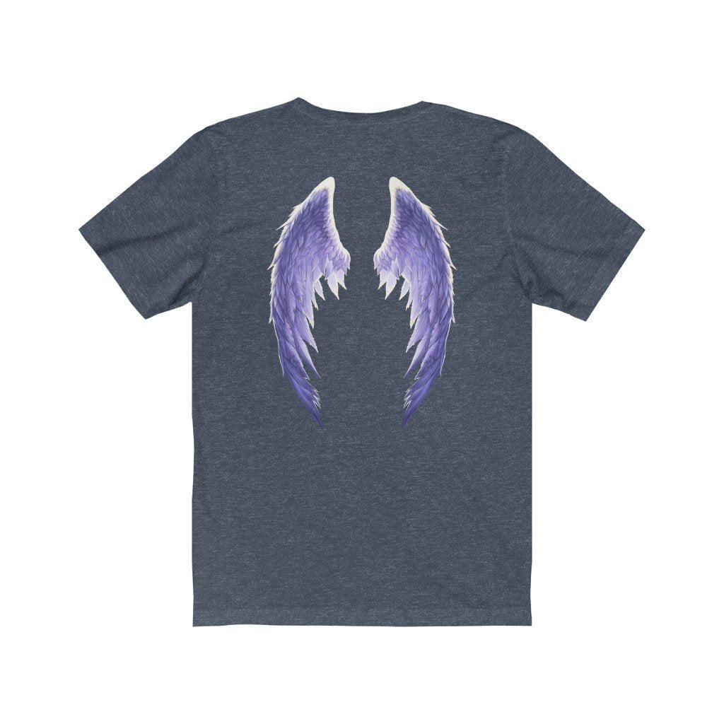 Fantasy Angel Wings Art Unisex Jersey Tee, Aesthetic Wings T-Shirt - Atomic Bullfrog