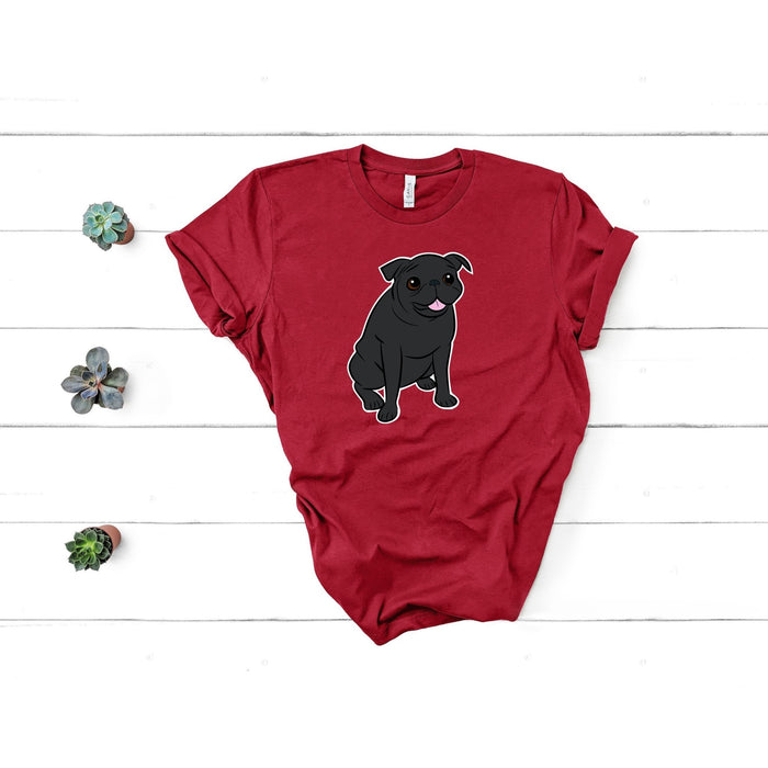 Funny Pug Unisex T-Shirt,Pug lovers,pug shirt,gift for pug lovers,cool graphic pug tee,pugs,dog shirt,pug clothing - Atomic Bullfrog