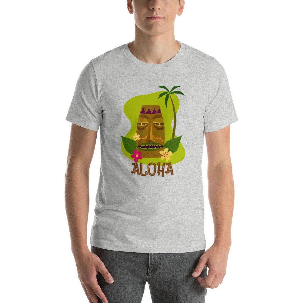 Funny Retro Style Tiki Aloha Unisex T-Shirt - Atomic Bullfrog