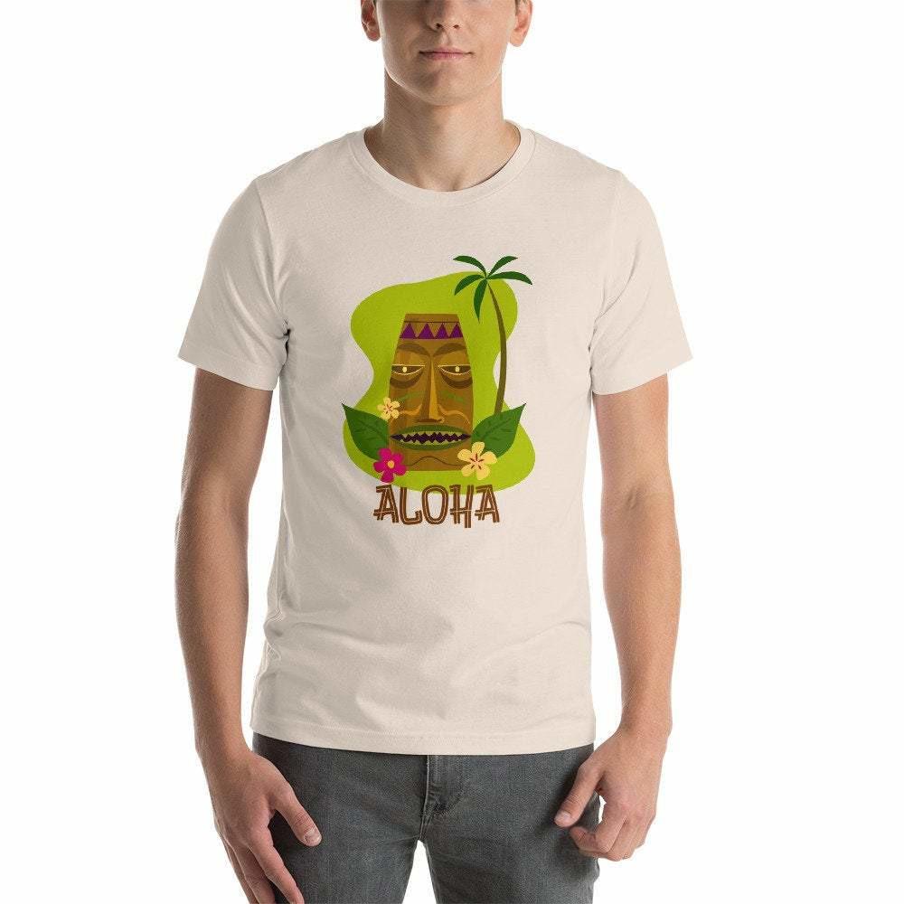 Funny Retro Style Tiki Aloha Unisex T-Shirt - Atomic Bullfrog