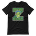 Funny Zombie Shirt, Halloween Unisex t-shirt, Funny Collegiate T-Shirt, Horror Fan Shirt, Undead College T-Shirt, Zombie State Shirt, Gift - Atomic Bullfrog