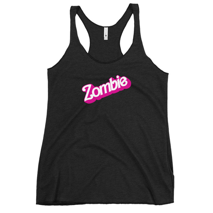 Funny Zombie Tank, Creepy Cute Tank, Zombie Tanktop, Horror Tanktop, Cute Zombie Tank, Halloween Top, Zombie Girl Top, Cute Workout Top - Atomic Bullfrog