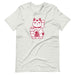 Japanese Lucky Cat T-shirt, Maneki Neko Unisex Shirt, Japanese Cat Shirt, Cat Lover T-shirt, Gift, Cat Mom TShirt, Cat Dad Tshirt - Atomic Bullfrog