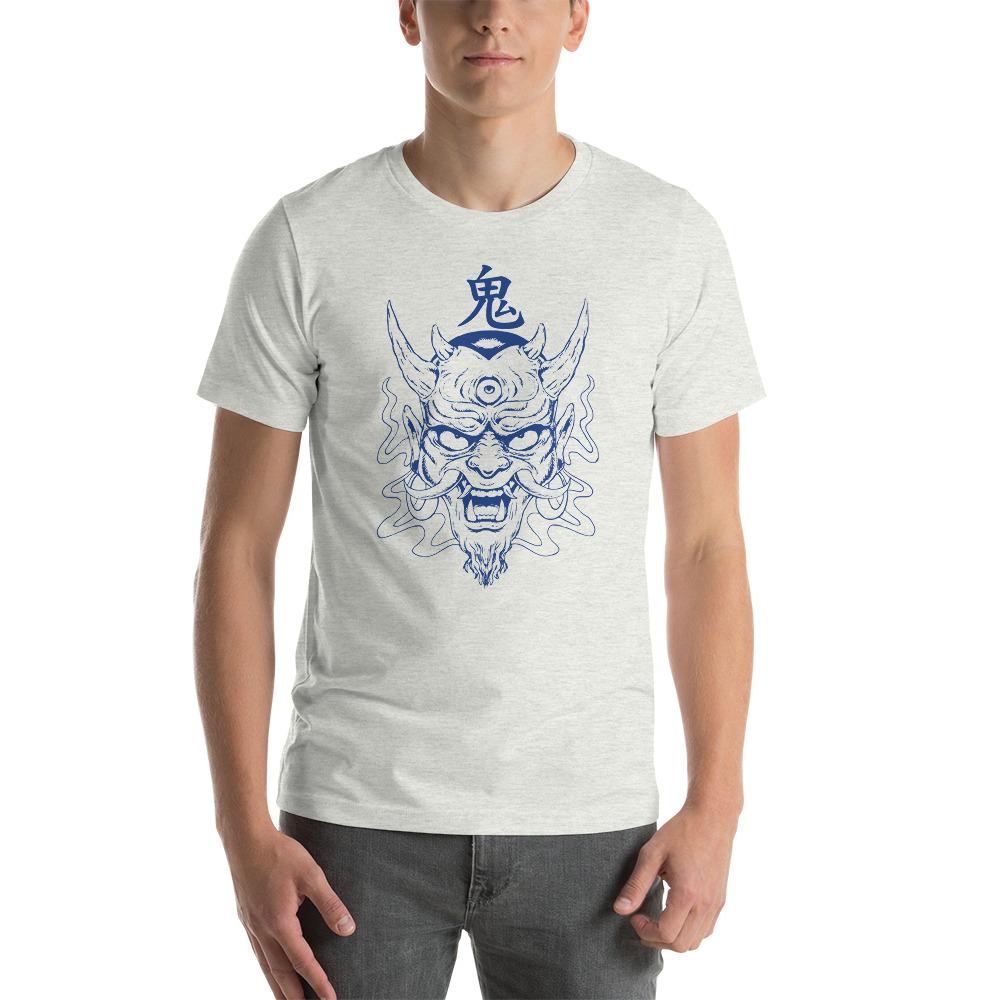 Japanese Tattoo Art Oni Devil Unisex T-Shirt - Atomic Bullfrog