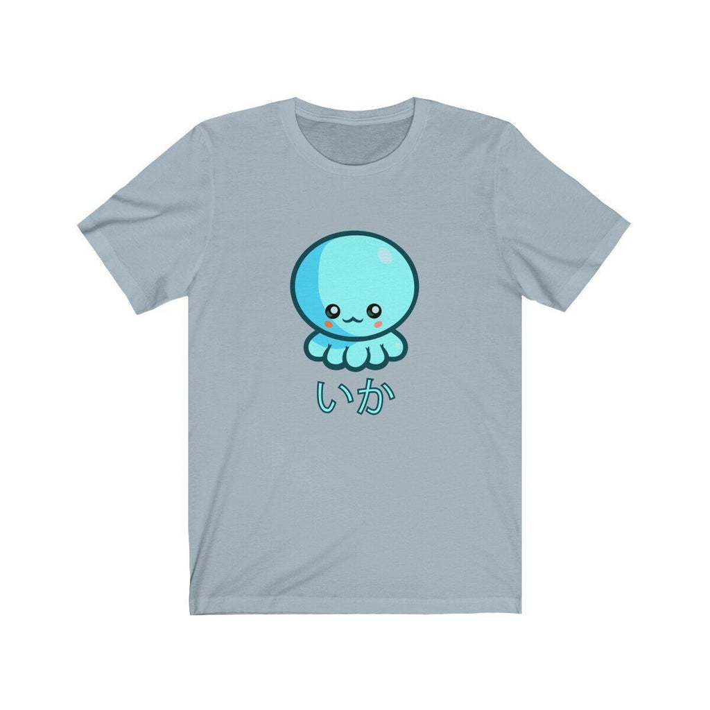 Kawaii Clothing Sushi Unisex Tee/Ika Tshirt/Pastel Goth/Kawaii Cute Shirt/Squid Shirt/Fairy Kei/Sushi TShirt/Harajuku/Creepy Cute Clothing - Atomic Bullfrog