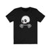 Kawaii Cute Shy Hands Unisex Jersey Tee, Skull Shy Hands T-Shirt, Pastel Goth Emoticon tshirt, Skull T-shirt, Funny Halloween T-Shirt - Atomic Bullfrog