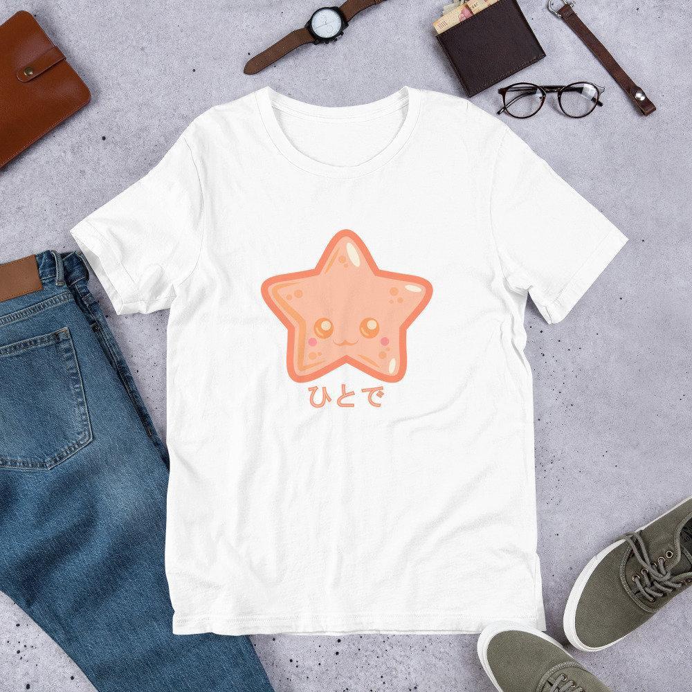 Kawaii Cute Sushi Starfish Unisex T-Shirt - Atomic Bullfrog