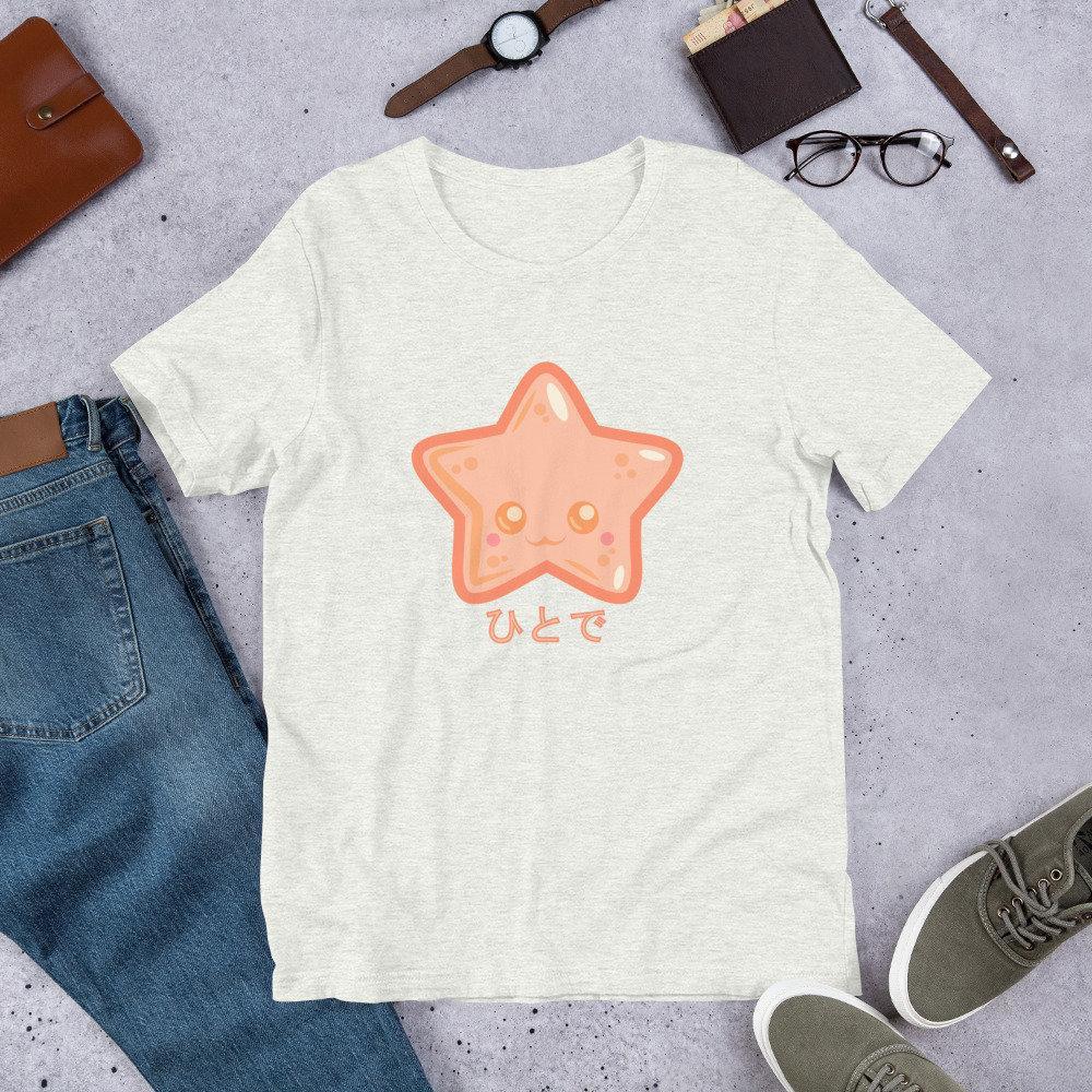 Kawaii Cute Sushi Starfish Unisex T-Shirt - Atomic Bullfrog