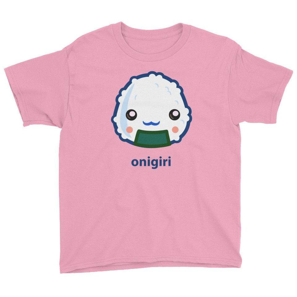 Kawaii Sushi Onigiri Kids/Youth T-Shirt - Atomic Bullfrog