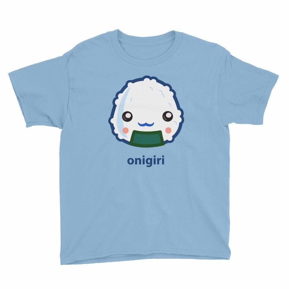 Kawaii Sushi Onigiri Kids/Youth T-Shirt - Atomic Bullfrog