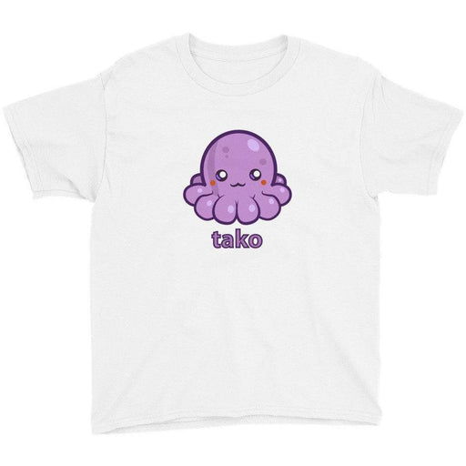 Kawaii Tako Octopus Kids Youth T-Shirt - Atomic Bullfrog