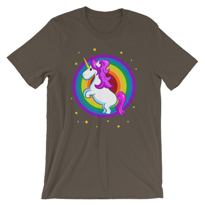 Unicorn Rainbow Unisex T-Shirt!Kawaii Clothing,unicorn shirt,Cool Graphic tee,Gift for her,unicorn t shirt,rainbow shirt,unicorn,rainbow tee - Atomic Bullfrog