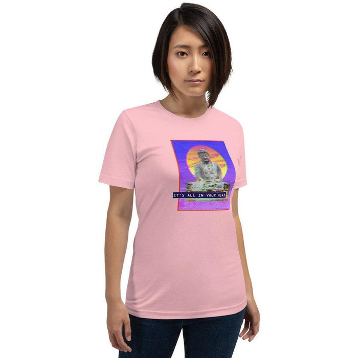 Vaporwave Buddha 80s Shirt, Vaporwave Aesthetic It's All in Your Mind Shirt - Atomic Bullfrog