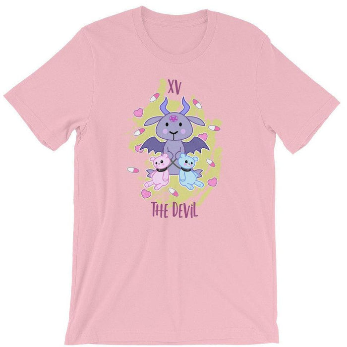 Yami Kawaii Devil Tarot Card Unisex T-Shirt - Atomic Bullfrog