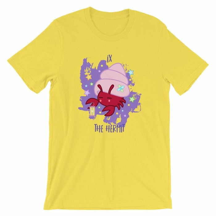 Yami Kawaii Hermit Crab Tarot Card Unisex T-Shirt - Atomic Bullfrog