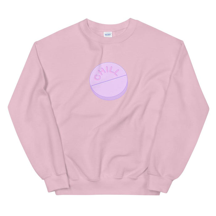 Yami Kawaii Pink Pill Unisex Sweatshirt - Atomic Bullfrog
