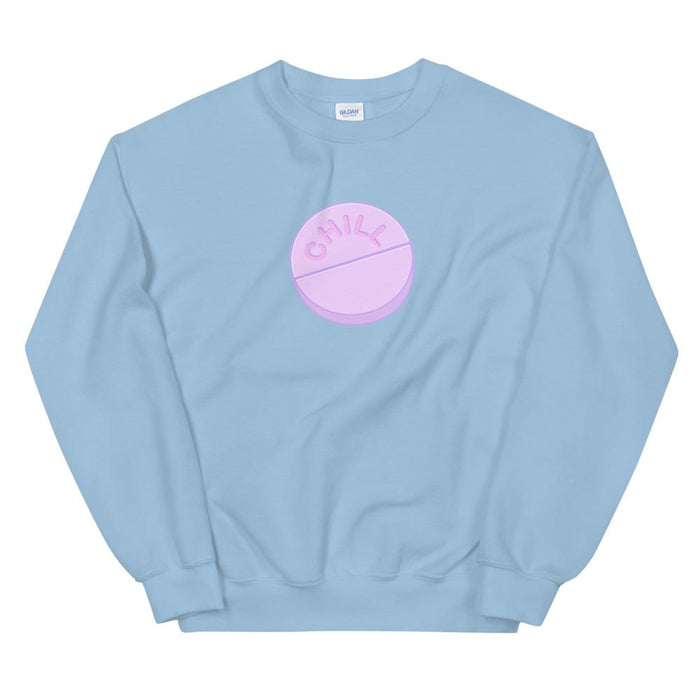 Yami Kawaii Pink Pill Unisex Sweatshirt - Atomic Bullfrog