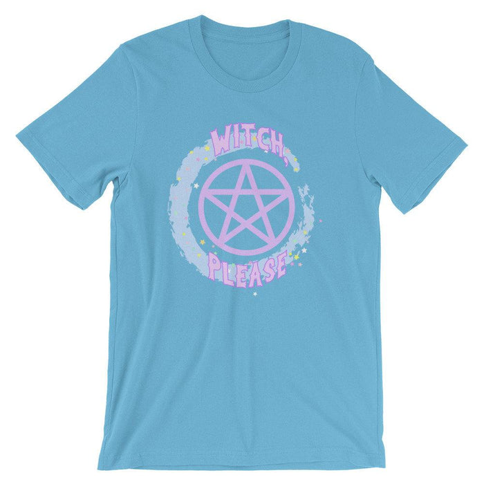 Yami Kawaii Witch Please Halloween Unisex T-Shirt, Kawaii Pastel Witch Shirt - Atomic Bullfrog